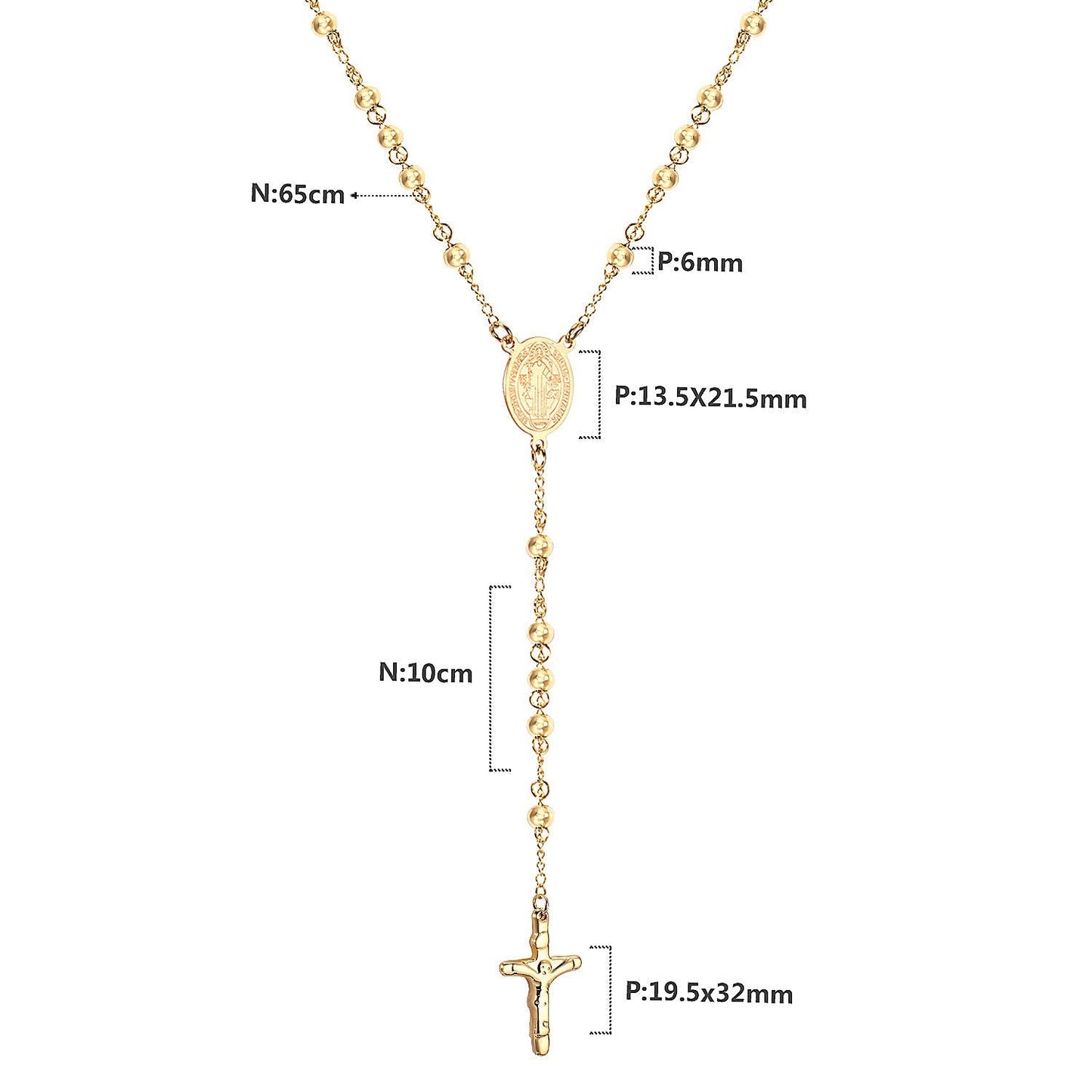 1-golden jesus chain