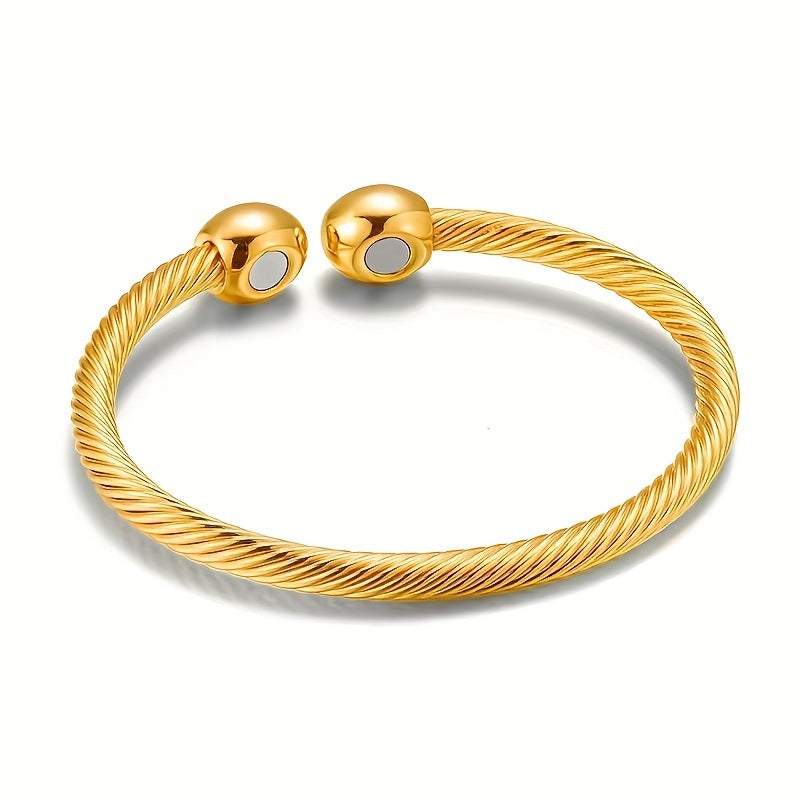 18k gold healing series magnetic bracelet