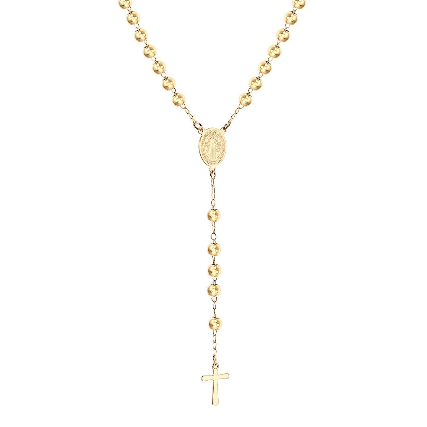 long scapular catholic rosaries beads christian cross pendant necklaces