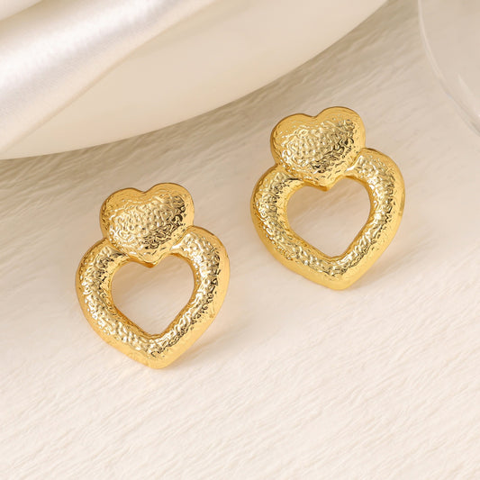 Heart shaped earrings