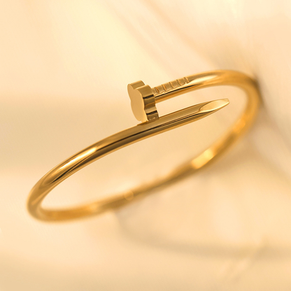 Gold Nail Bracelet