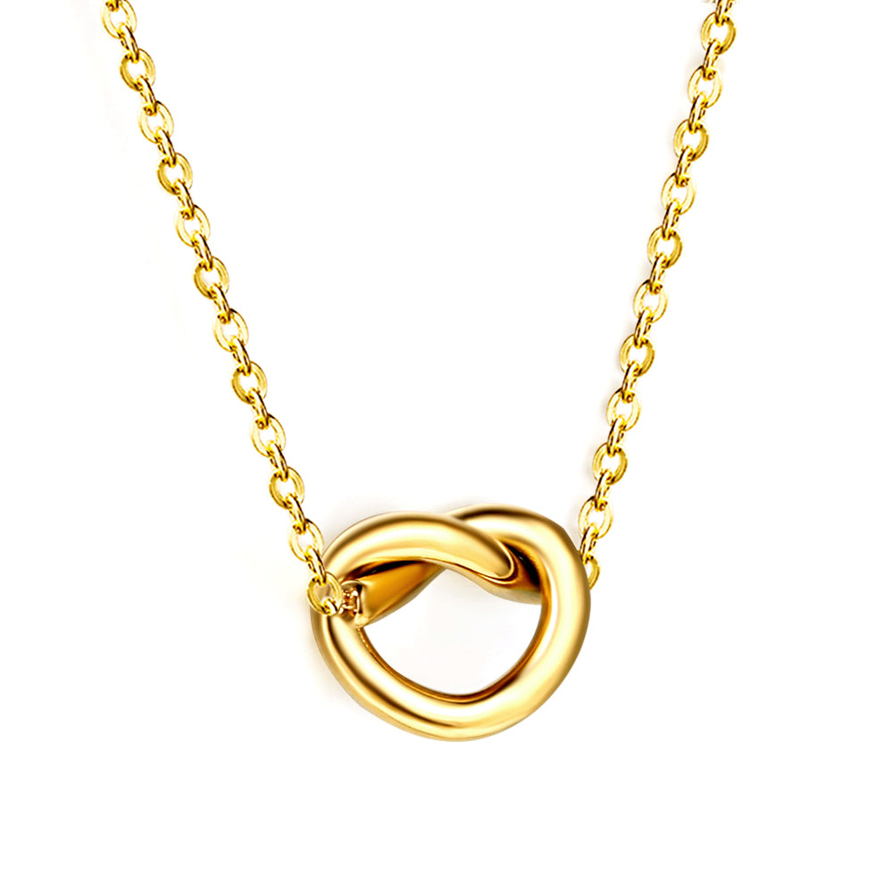 new year rope clasp pendant necklace