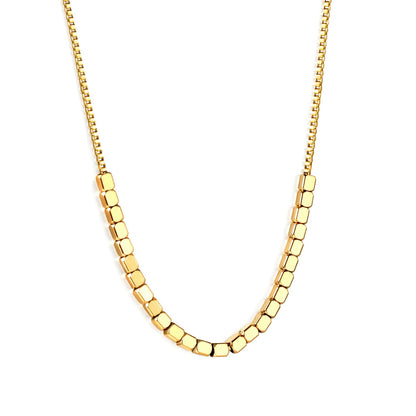 Small square accessories 2.8*2.5mm necklace