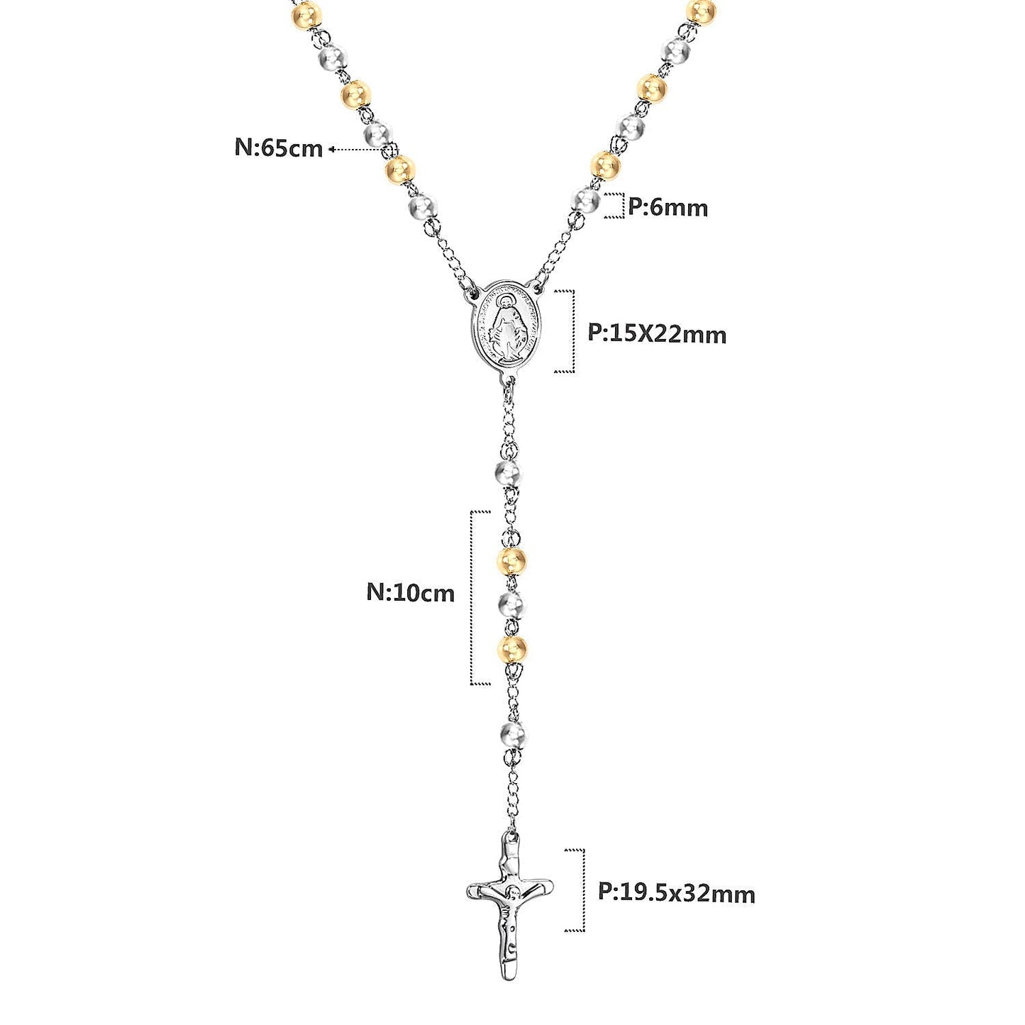 2-golden jesus chain