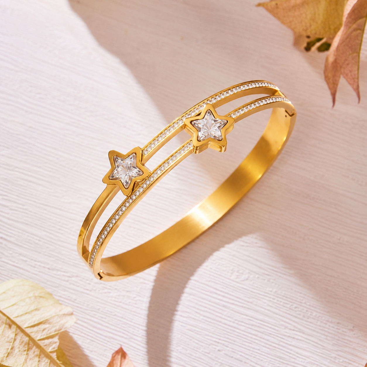 gold star bracelet