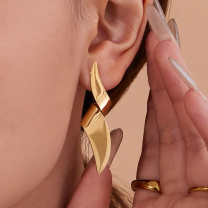 Twisted Blade Earrings