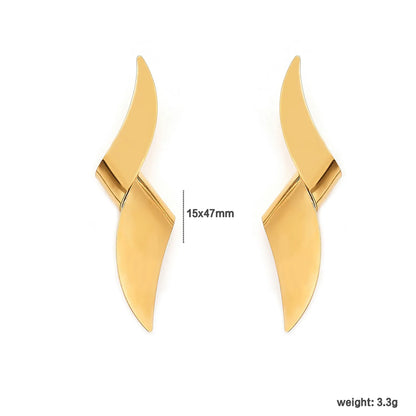 Twisted Blade Earrings