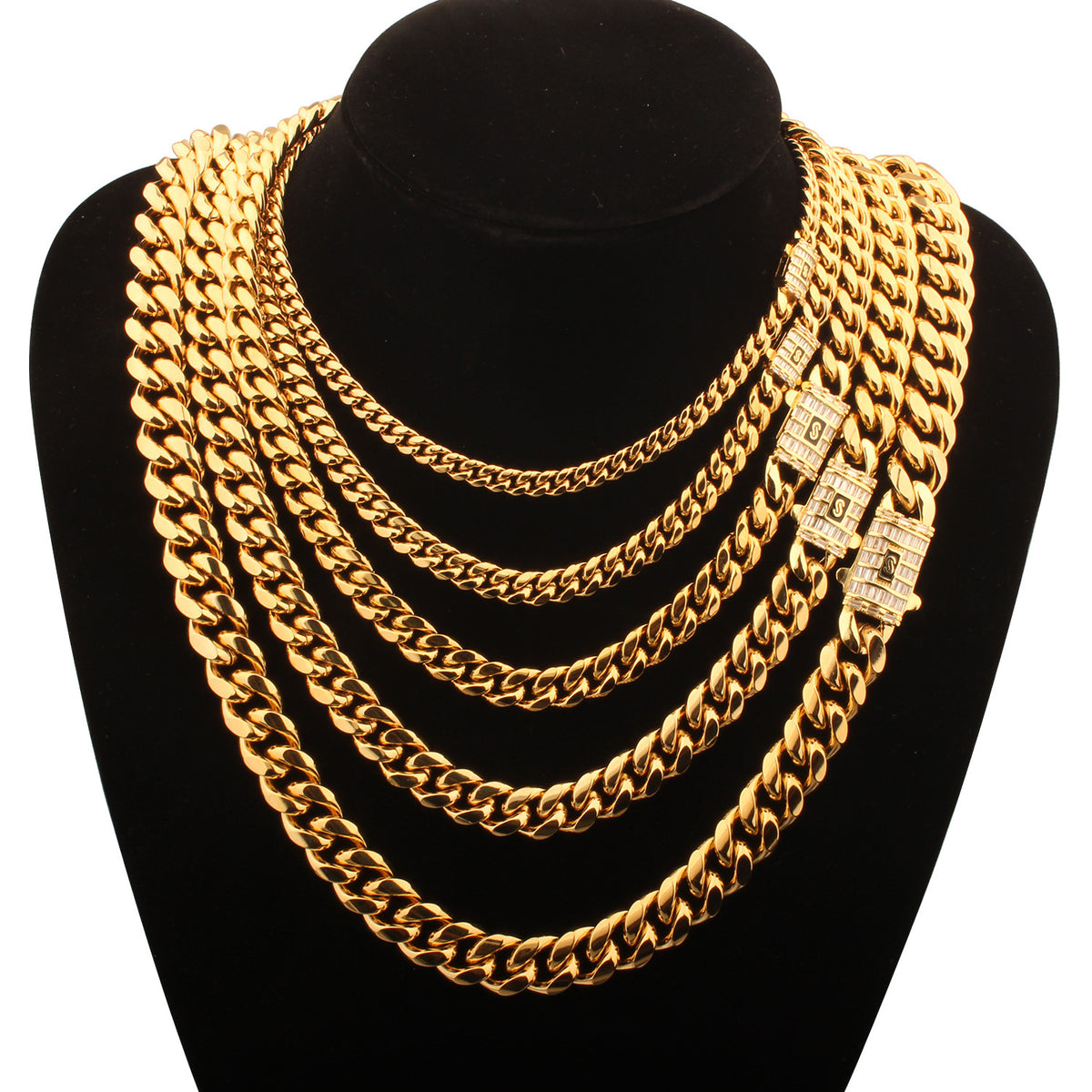 mens cuban chain gold 6mm*20inch