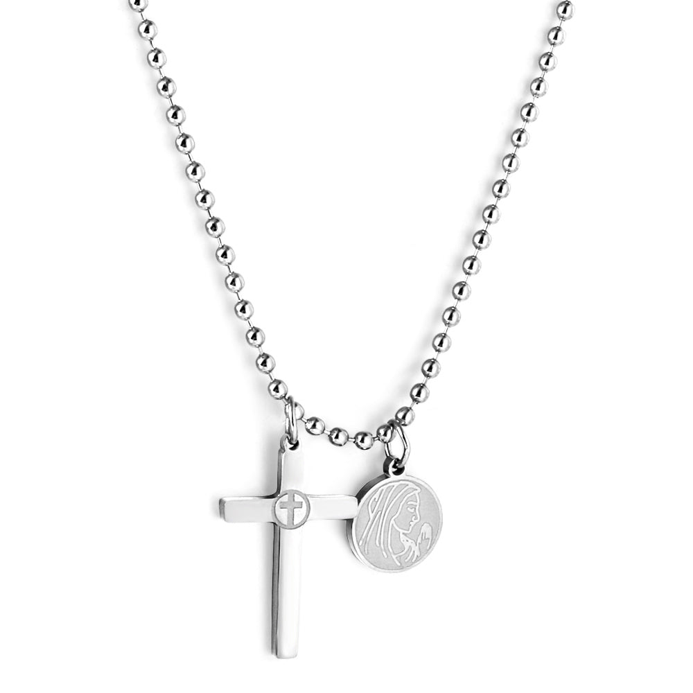 girls jewelry stainless steel cross