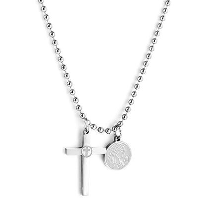 Girls Jewelry Stainless Steel Cross