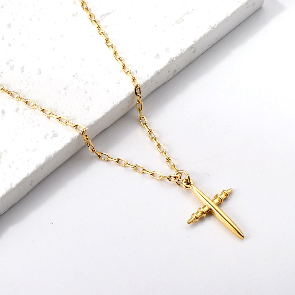 crucifix pendant necklace