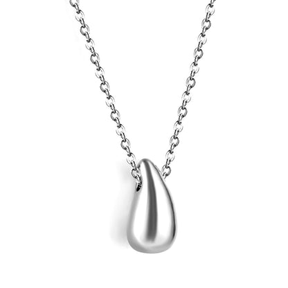 Water drop pendant necklace