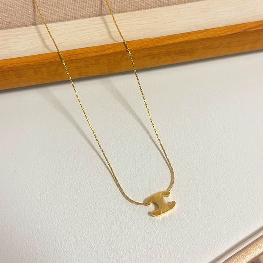Arc design pendant Necklace