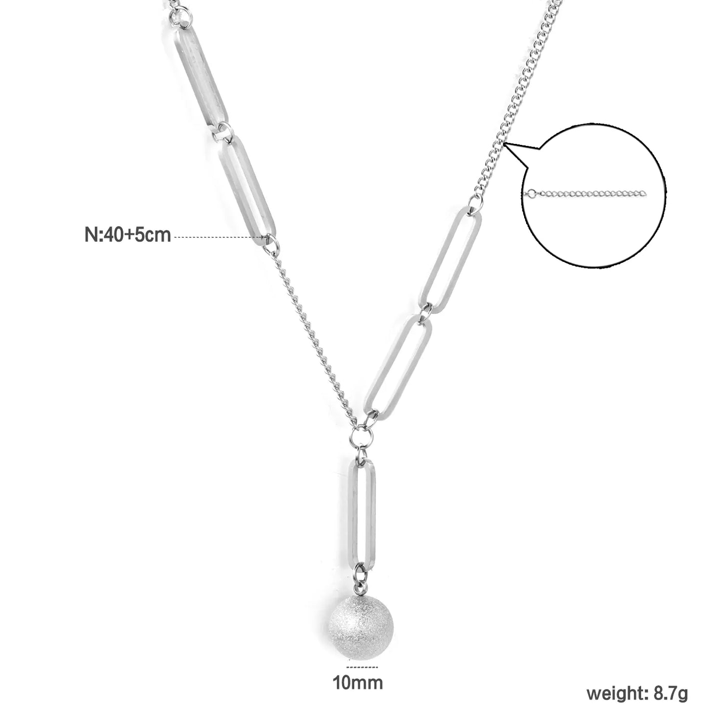 paperclip chain necklace