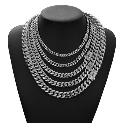 Mens Cuban Chain Silver