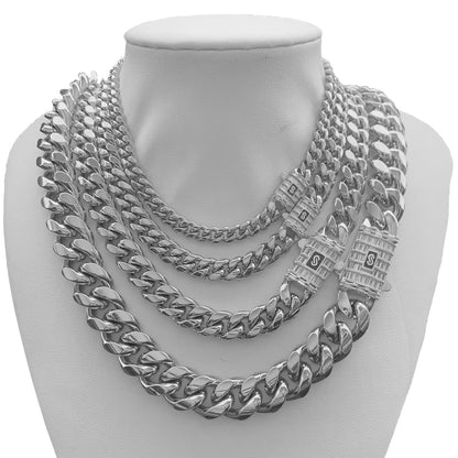 Mens Cuban Chain Silver