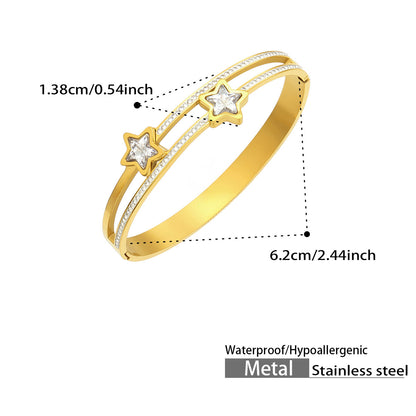 Gold Star Bracelet