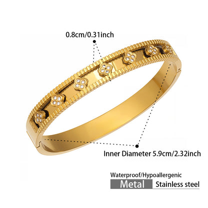 Gold Clover Bracelet