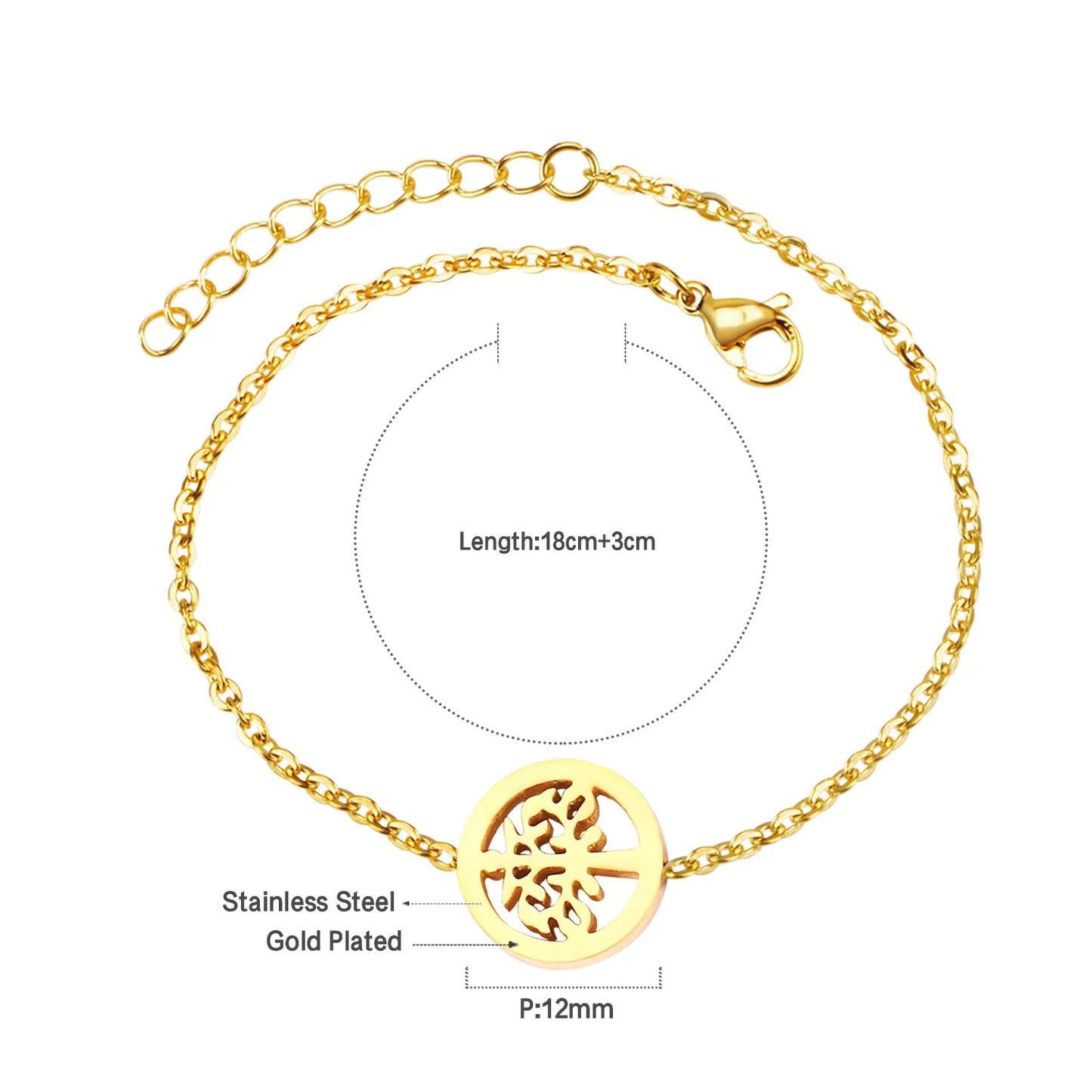 tree of life charm bracelet