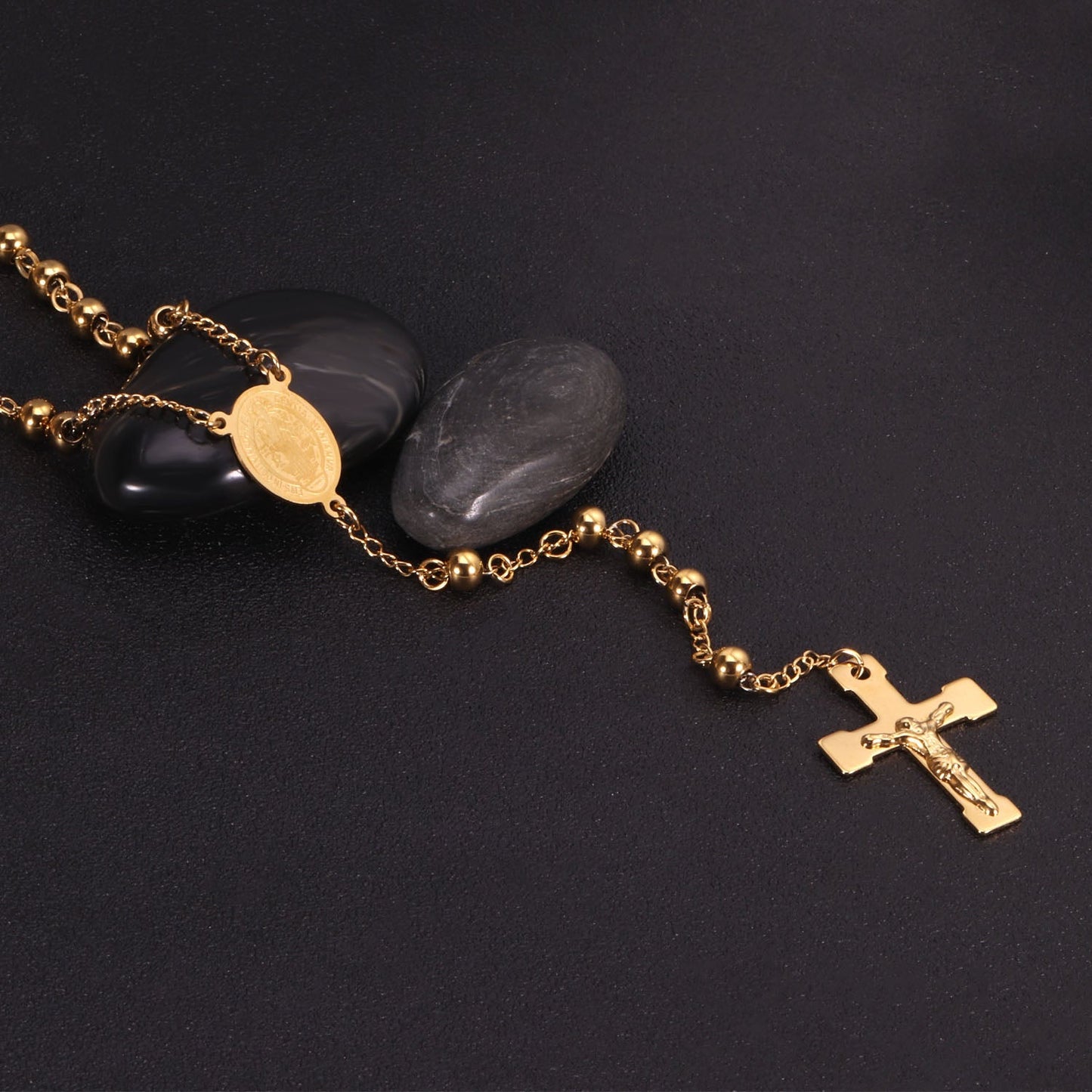 5-golden jesus chain-6mm