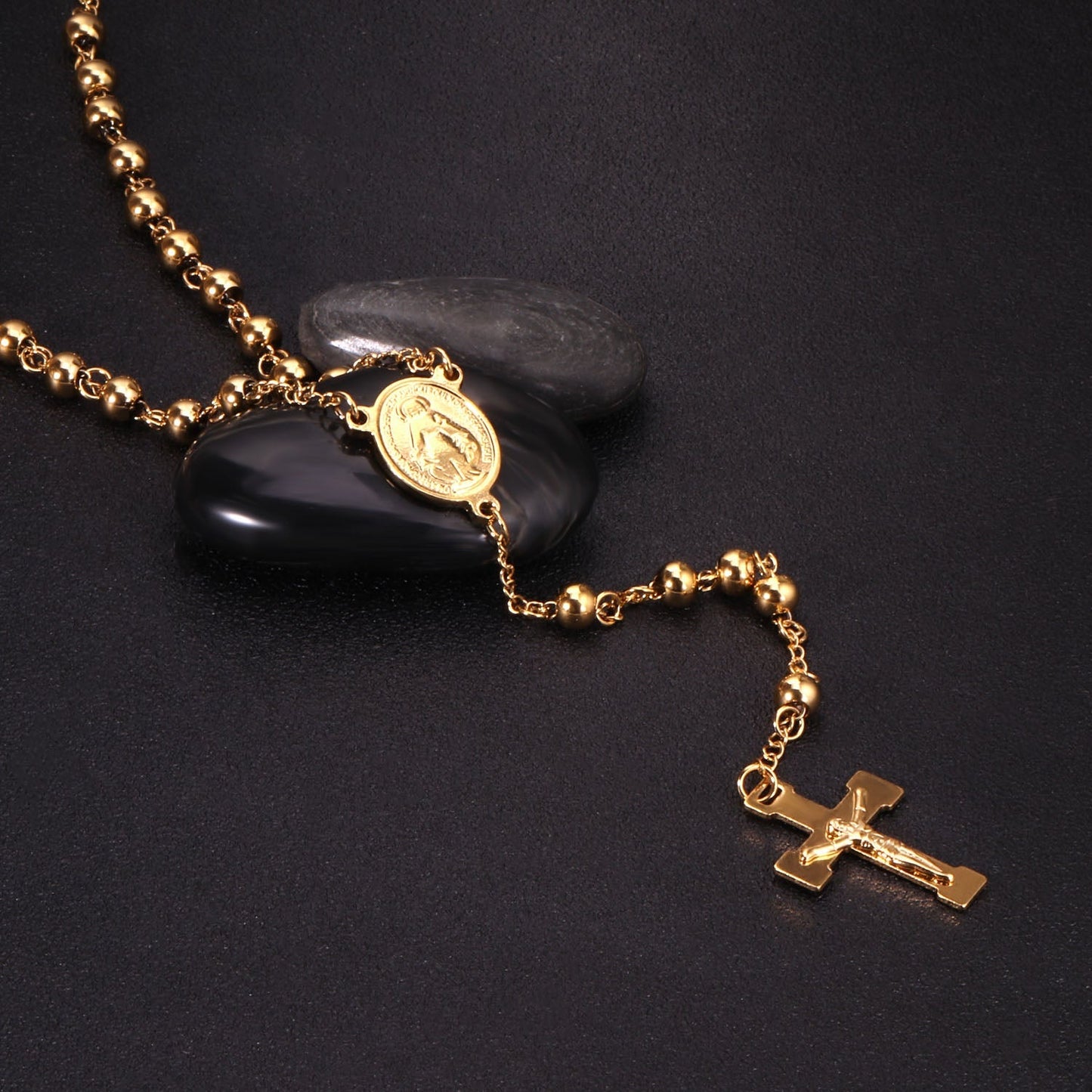4-golden jesus chain-6mm