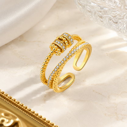 Gold Adjustable Ring