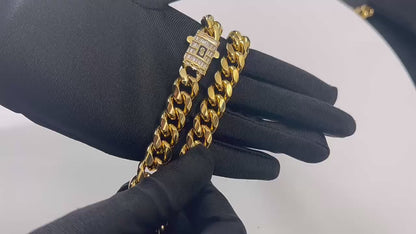 Mens Cuban Chain Gold 6mm*20inch